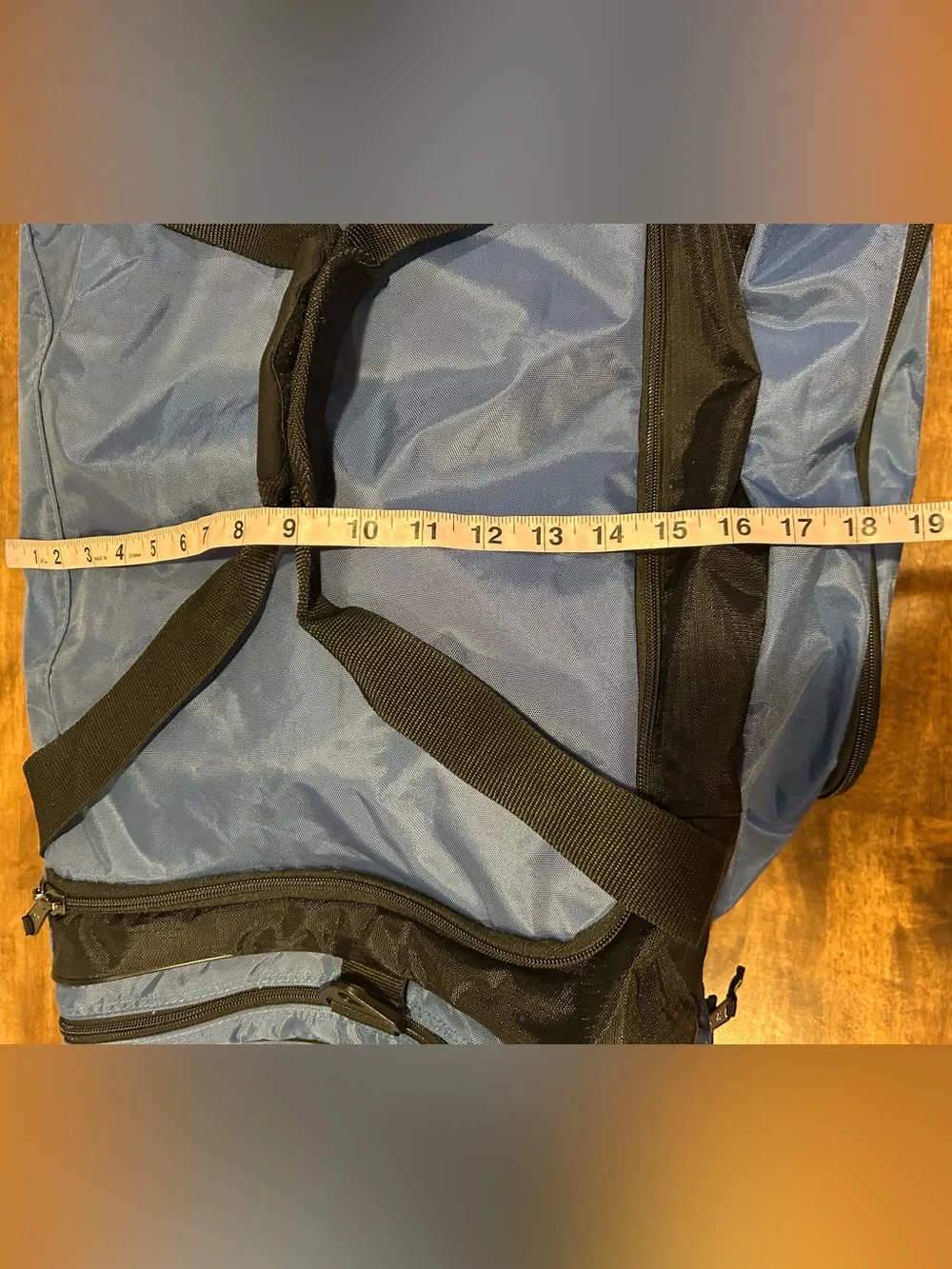 Champion Blue and Black Men's Duffel Bag